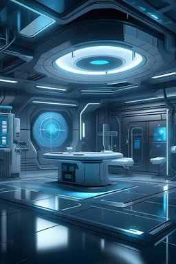 science fiction futuristic laboratory