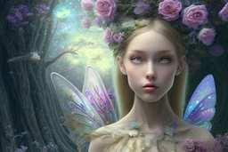 Today's Challenge: Fairies. I used Stablecog. Prompt: masterpiece, best quality, sharp focus, 8k, intricately detailed environment, anime, colorful, bright colors, whimsical, glowing lights, fantasia landscape, fairy lights, beautiful black girl in flowing dress, perfect face, golden ratio, sparkling eyes, watercolor, flowers, plants