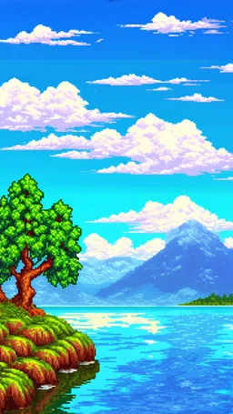 landscape sky like nintendo 64 art