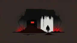 minimalist horror gaming theme