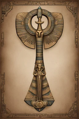 egyptian mythologic ankh design