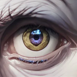 close-up portrait of screaming face reflected in human eye, ultra-realistic, intricate, 8k resolution, high-quality, fine-detail, digital art, detailed matte, volumetric lighting, dynamic lighting, photorealistic, 3d octane render, illustration,