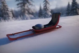 Toboggan sled