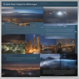 Aesthetic; Mesmeric; Gaslighted; Intuitive; Intriguing; Captivating, eBook Art, **Featured Design:** Intriguing visuals of global landscapes being safeguarded by a network of safety professionals. **Appearance:** eBook art ideas that visually convey concepts related to emergency management, climate adaptation, fire safety, engineering, risk analysis, and protecting communities.