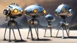 [Everything Everywhere All at Once] Ah, the challenge of designing a collection of Star Trek robots inspired by the surrealist genius, Dali. Imagine a series of robotic beings with twisted, melted features, their metallic forms contorted in ways that defy conventional design. These robots would embody the essence of surrealism, with clocks melting off their surfaces, eyes floating in unexpected places, and limbs elongated in impossible proportions.