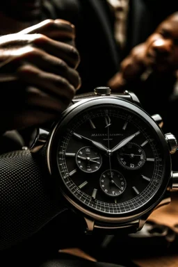 generate image of brand black owned watch companies which seem real for blog