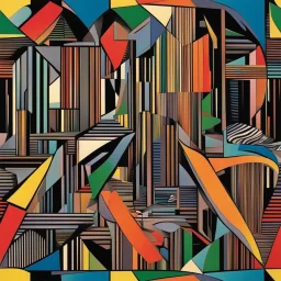 Futurist smear of madness, minimalism, by Carlo Carra, complimentary colors.