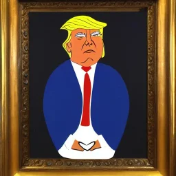 trump by joan miro