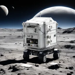 mounting IKEA fourniture in outer space on the Moon