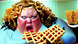 big tina upset about her waffle fries