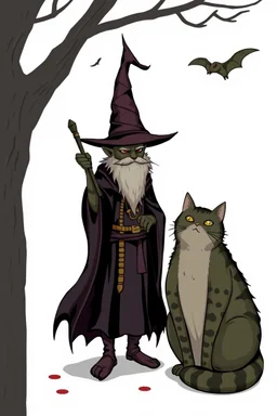 Wizard,snakebat and fat cat