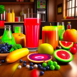 A juice produce . 8K . REALISTIC .HIGH RESLOLUTION...V4..AR 2.3Social media ad post for fast food restaurent r...