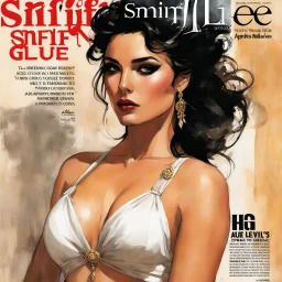 SNIFFIN’ GLUE magazine high res photo cover by Alex Maleev, special issue on greek goddess models in flesh, number 11, 50 B.C. -- guest star: Aphrodite, sponsor of this special issue; Agent provocateur