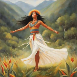 With swaying hips and flowing grace, We honor the land, in this sacred space. Oh, kulu natume, dance of gods so true, Celebrate the harvest, in rhythms we move,