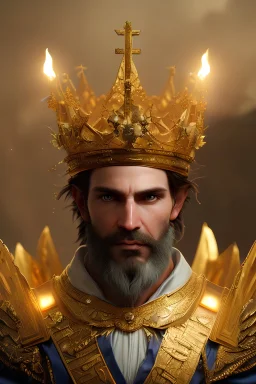 A gold crown of thorns, Renaissance style, cinematic lighting, 4k resolution, smooth details.