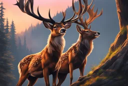 Black Shadow in 8k realistic anime e drawing style, close picture, Deer them, neon color, intricate details, highly detailed, high details, detailed portrait, masterpiece,ultra detailed, ultra quality