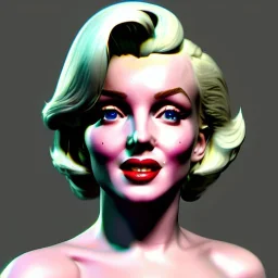 Marylin Monroe, highly detailed, concept art, unreal engine 5, ray tracing, RTX, lumen lighting, ultra detail, volumetric lighting, 3d, finely drawn, high definition, high resolution.