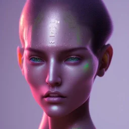 A beautiful portrait of neo matrix color scheme, high key lighting, volumetric light high details psychedelic background