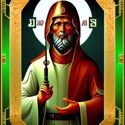 Russian Orthodox icon Yoda jedi master