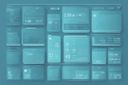 Market Hours and Trading Sessions, flat light blue style