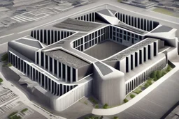 Military headquarters buliding/structure design similar to pentagon