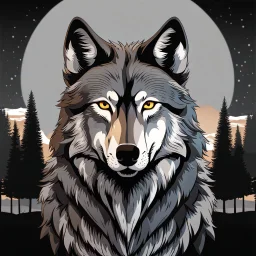 Wolf mutante arte digital 8k