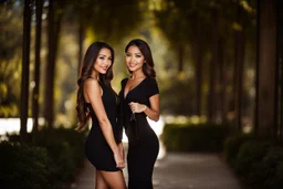 2 beautiful girl standing