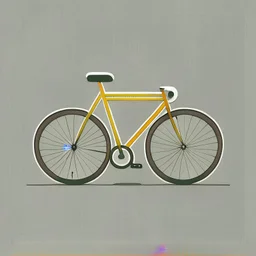 minimalistic bicycle illustration