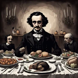 Thanksgiving dinner with Edgar Allen Poe