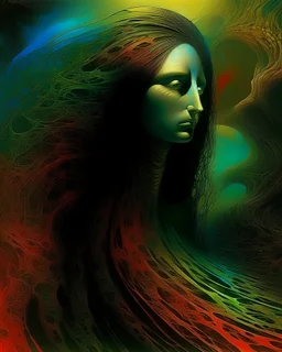 Woman.Zdzisław Beksiński