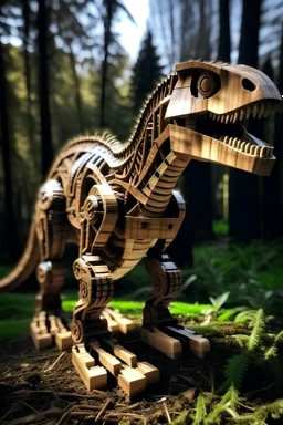 T-Rex wood