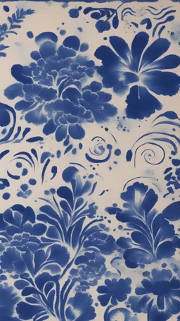 indigo dyeing aizome print