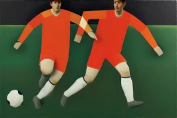 malevich painting of a soccer game