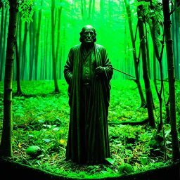 some mysterious figures, odd background, cinematic, Hieronymus Bosch, Max Ernst, vegetal life, rotten, ambient light, cry, ritual