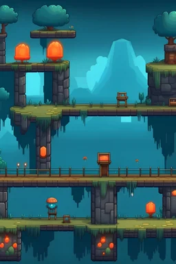 Platform for 2D game