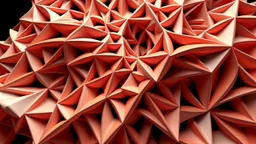 a 3d structure fractal based on tiangles