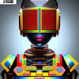 robot portrait in Kente, cinematic, african pattern symbols, engraved, Elegant. Extremely detailed. 8k quality, hyper realistic, unreal engine 5