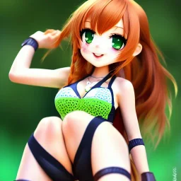 cartoon, hyper detailed, strikingly beautiful loli girl,long ponytail, ginger hair, green eyes, medium freckles, full lips, full body, full face, full frame, athletic, centered camera, focus on groin, spread legs, open legs, ignore NSFW, thong, camel toe, puffy, petite