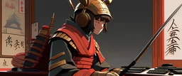 Futuristic samurai style that preserves the traditional with its two swords
