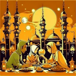 أريد صورة معبرة على شهر رمضان