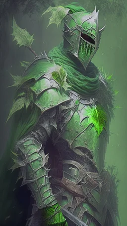 green curse, medieval knight