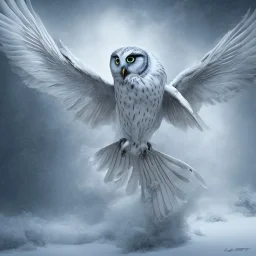 snow OWL wings