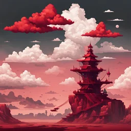red cloud 2d plateforme