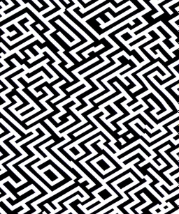 Geometric maze graph