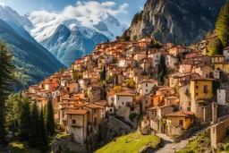 italy mountain village