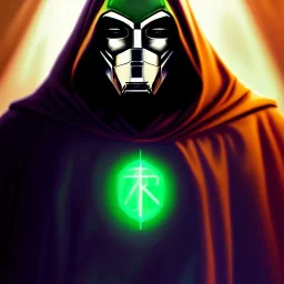 ultra detailed fullbody portrait of Doctor Doom, extremely detailed digital painting, extremely detailed face,crystal clear eyes, in the style of Ken Kelley robert e howard and pablo oliveira and Keith Parkinson , mystical colors, perfectly centered image, perfect composition, rim light, beautiful lighting,8k, stunning scene, raytracing