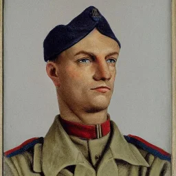 Soldier head portrait