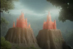 Resplendant Gummyworm castle in summer