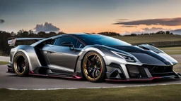 Mustang MANSORY Fused with Lamborghini Veneno, Super Detailed, desktop wallpaper, 4K