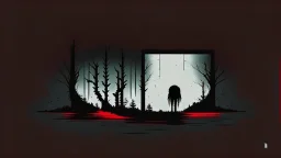 minimalist horror gaming theme